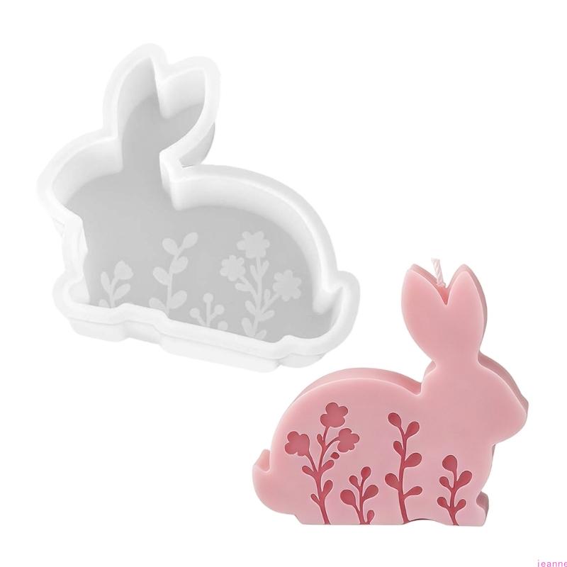 Geprägte Hasenfigur Silikonformen Mehrzweck-Silikonkerzenformen für handgefertigte Kerzen Seifen Basteln Harzguss