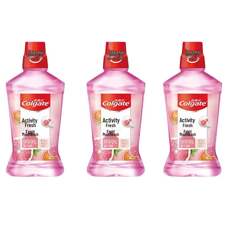

Colgate Fresh Fruity Mouthwash, 3 x 500ml