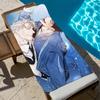 Anime R-Roses And C-champagne Towel Beach Quick Dry Soft Pool Towels Gift for Travel Gym Shower Camping sports