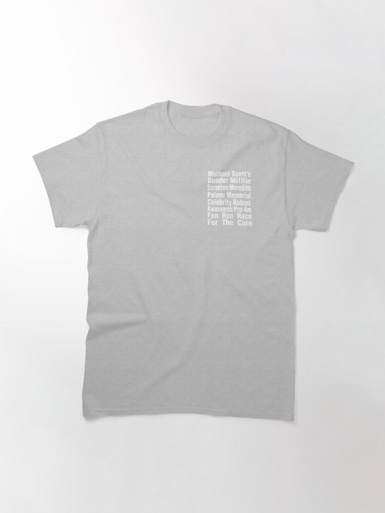 The Cure The Office T-Shirt - Michael Scott's Fun Run Race for the Cure Classic T-Shirt