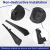 66894-4CL0A Black Front Windshield Wiper Cowl For Nissan Rogue 2014-2020 Cowl Extension Trim Cover OEM 66895-4CL0A Car Accessory