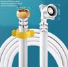 1pc 80-500CM G1/2-G3/4 Inch PVC Hose Extension Tube Bathroom Shower Tube Extension Tube Water Pipe Draw Tube Bathroom Accessorie