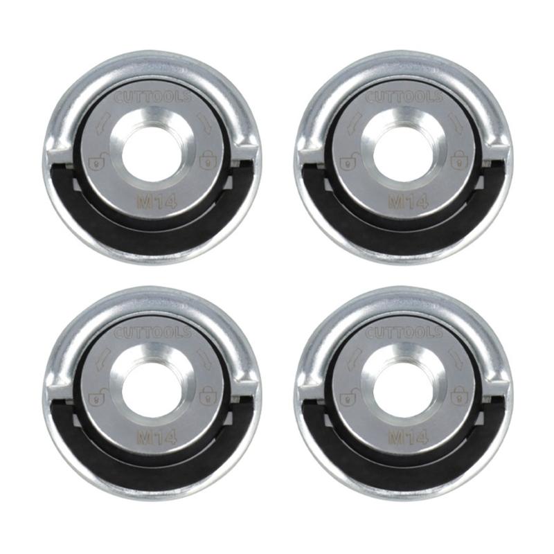Universal Lightweight M14 Carbon Steel Quick Locking Nut For Angled Grinder Flange Portable Easy Tool Less Installation