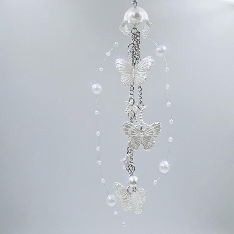 Phone Lanyard Wind Chime Pendant Keychain Charming Jewelry Unique Phone Strap