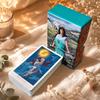 Talizman Wiktoriański Romantyczny Tarot - 78 Kart Elegancki Tarot z Sztuką XIX Wieku w Sztywnym Pudełku, Dwustronnie Tłoczony Karton 12*7cm