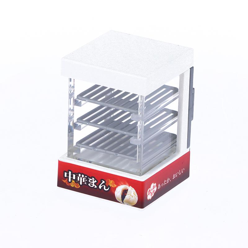 Doll House Mini Kitchen Appliances Microwave Oven Steaming Box Pantry Model