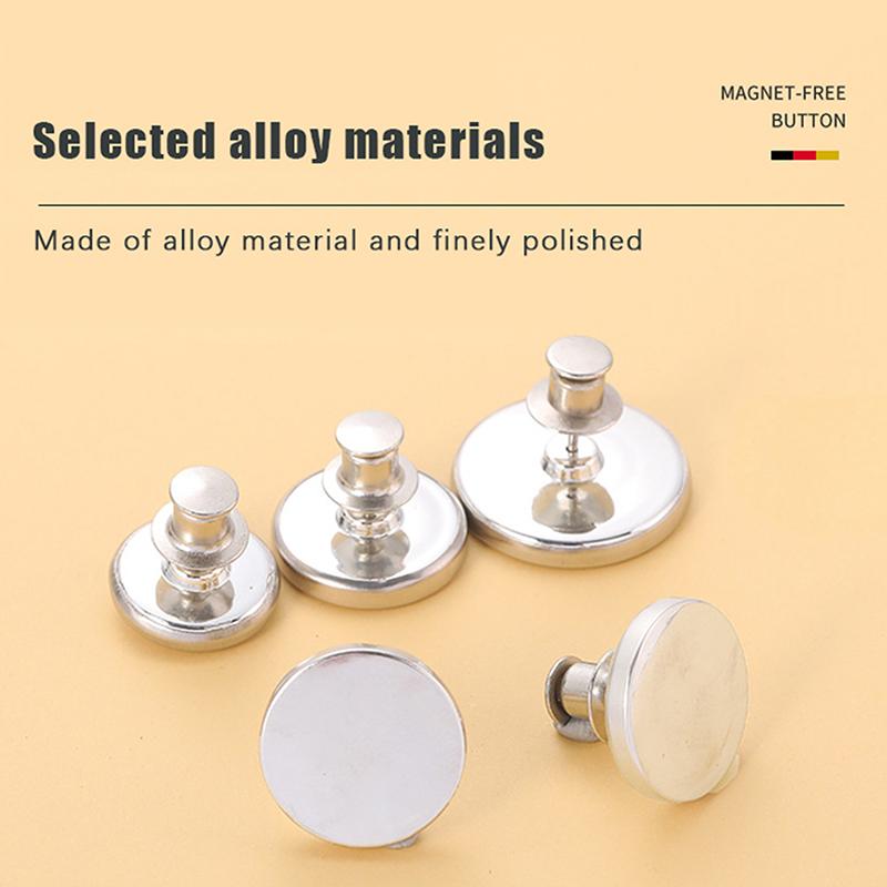 4Pairs Curtain Magnetic Button Detachable Curtain Strong Magnetic Fix Fastener Clip Adjustment Curtain Close Magnet Buckle