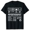 Lustige Therapie Abschluss Physiotherapeut Grafik T-Shirts T-Shirt Herren Damenmode Lässig Oversized 100% Baumwoll T-Shirt