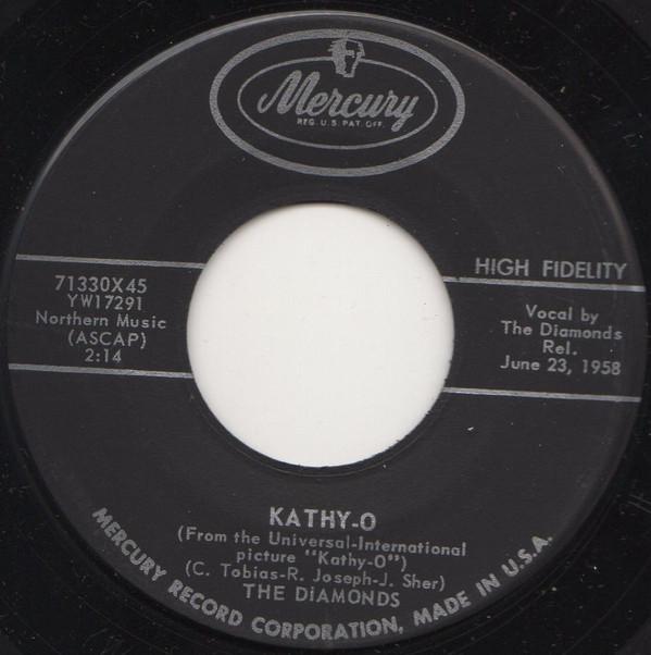 

7inch Record DIAMONDS - Kathy-O / Happy Years 71330X45 Mercury 1958 US Pop Used