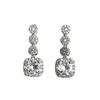 Zhao Ruth full of diamonds exquisite simple earrings light luxury high-end stud earrings temperament niche design versatile earrings