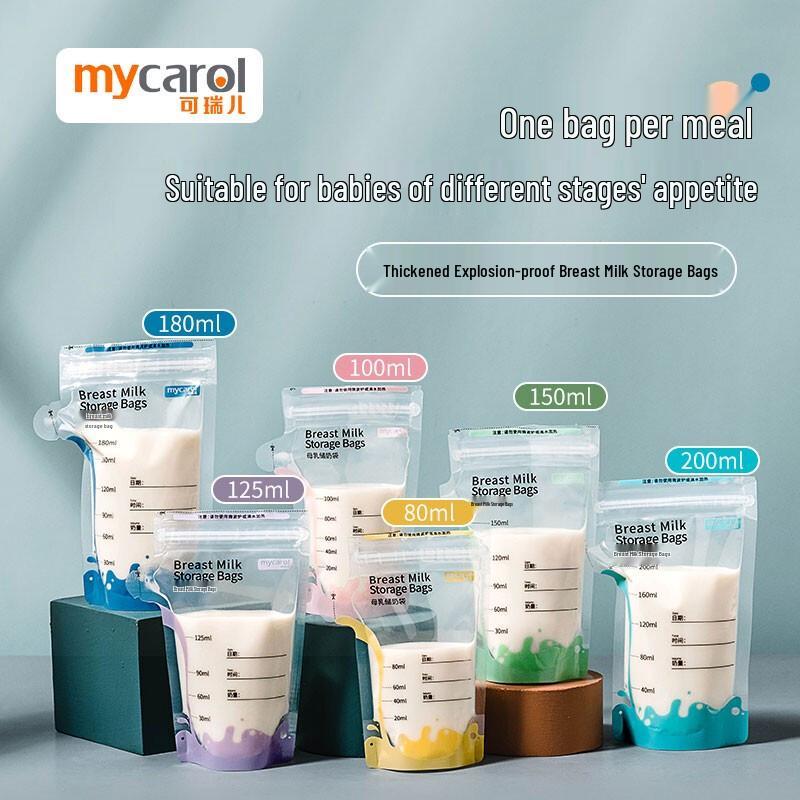 MyCarol Spout Double Seal Breast Milk Storage Bags