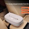 Mustang Cross-Border Extended Car Tissue Box for Seat Back Hanging
