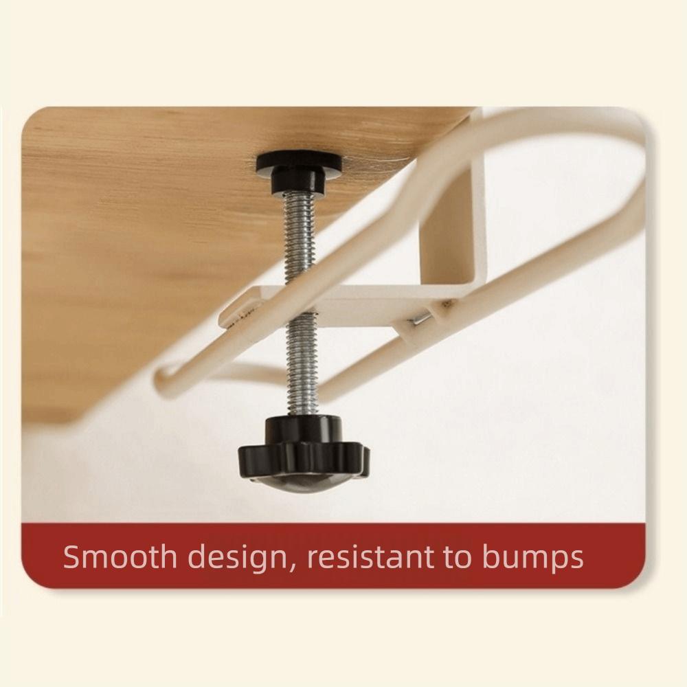 Adjustable Desk Side Bag Hook Detachable Desk Side Handbag Rack Water Cup Holder Hook  Office