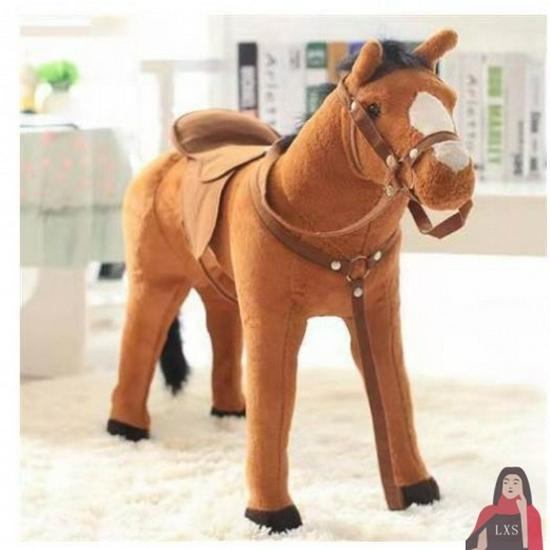 Children's Wooden Bouncing Horse Ride