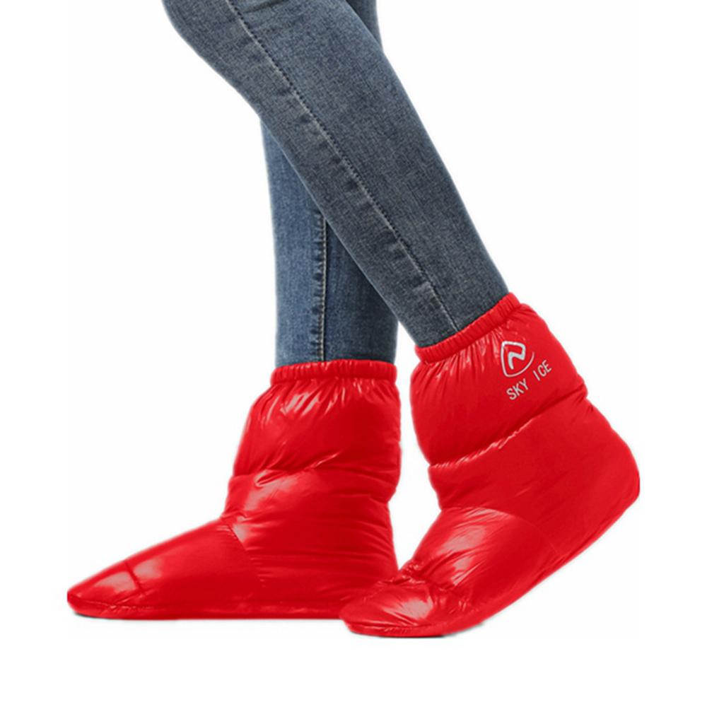 Winter warme Entendaunen Hausschuhe Stiefel Home Outdoor Camping Schuhe Schuhe für Männer Frauen