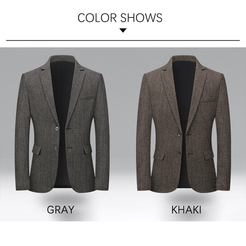 Spring Autumn Forml Blazers for Men Slim Fit Two Button Fly Mens Suits Luxury Designer Wedding Coat Over Size
