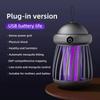 Electric Mosquito Killer Lamp with USB Power Insect Zapper & Night Light for Bedroom Outdoor Fly Trap with Shock-Proof Design