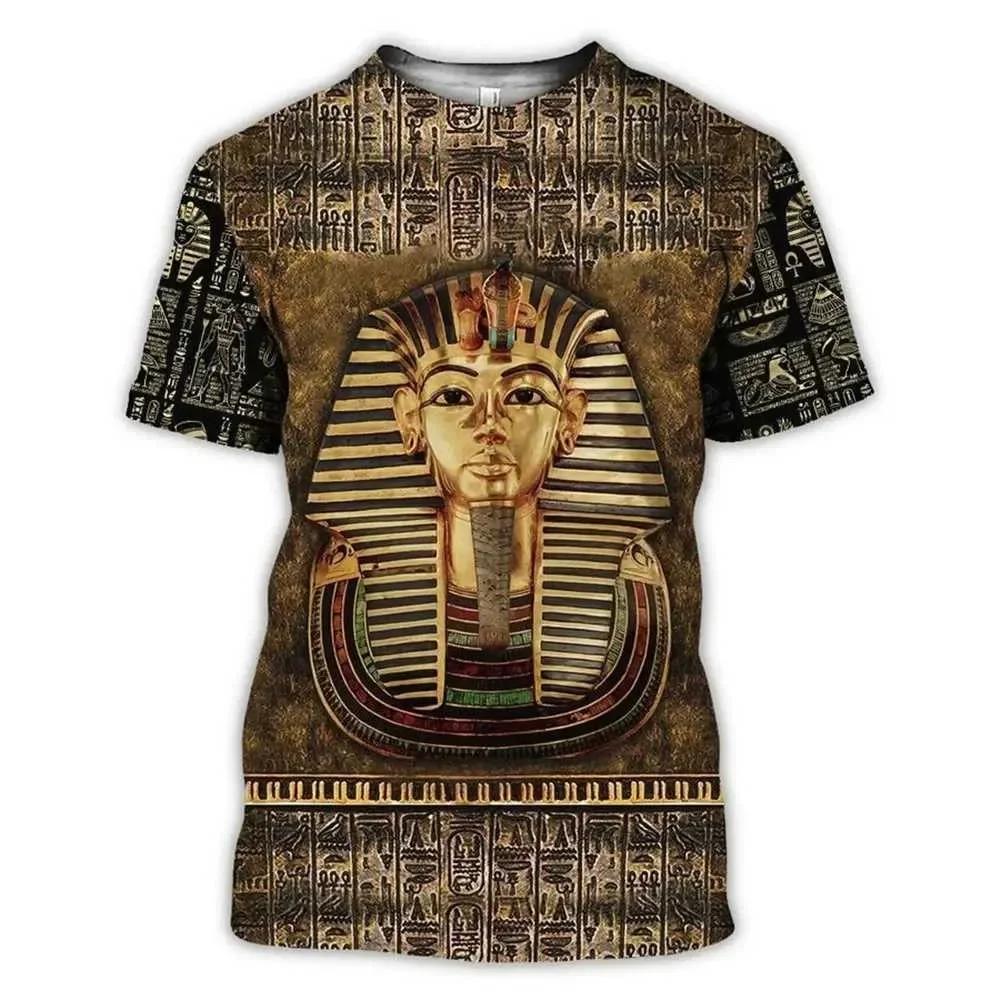 Men's T-Shirts 3D Printed Plus Size Ancient Egyptian Goddess Pharaoh Mens Short Slve T Shirt Harajuku Style Unisex Mens Top