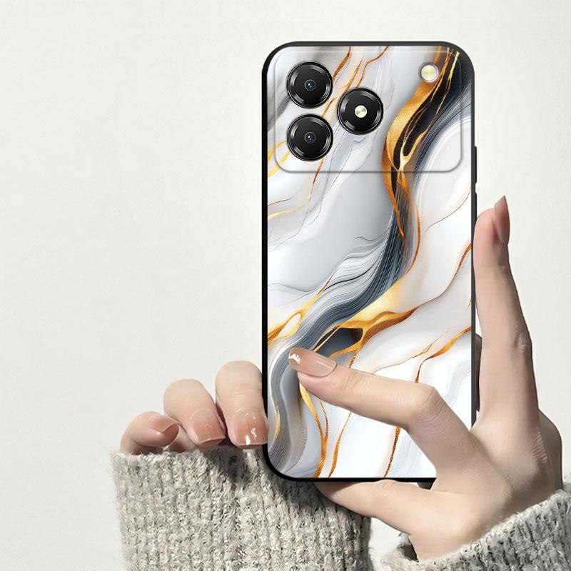 

For ZTE Nubia A76 4G /NubiaA76 Case Soft Silicone Protect Bumper Back Cover For ZTE Nubia A76 5G Black TPU Shockproof Phone Case ZTE Blade A76 5G