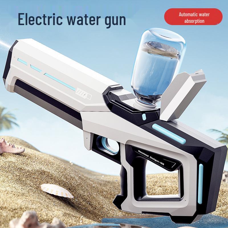 High-Pressure Automatic Electric Water Gun with Pulse Absorption – Large Capacity and Black Technology Design