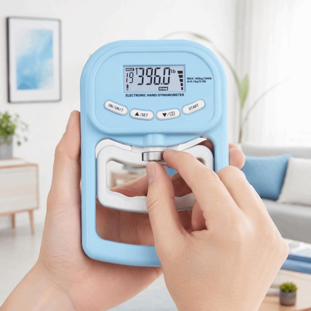 180kg Hand Grip Strength Trainer Digital LCD Display Grip Strength Tester Home Use