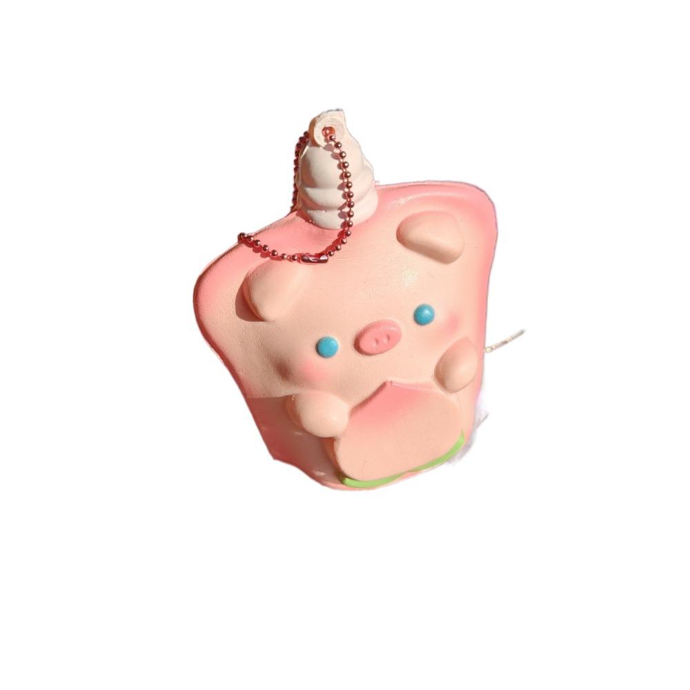 

Милый дизайн Игрушка-сквиши Маленький поросенок Оригинальный выпуск Мягкая резиновая игрушка Игрушка с медленным восстановлением Дом розовый