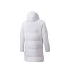 Anta Warm Thick Long Hooded Fashion Down Jacket Unisex outerwear Pure-White 172617901-1
