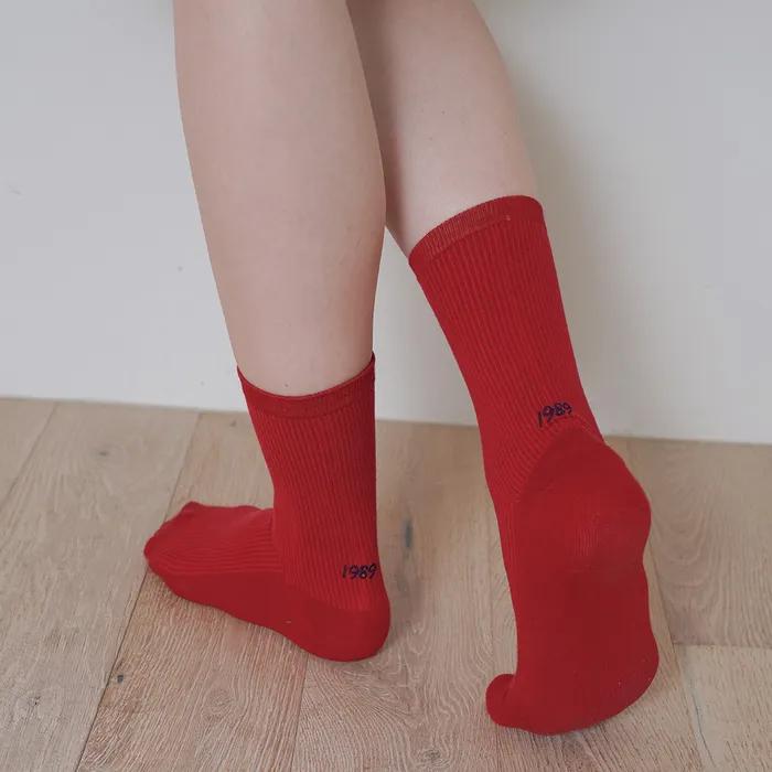 [3-Pack] 1989 Vintage Pouch Pink Sock Set