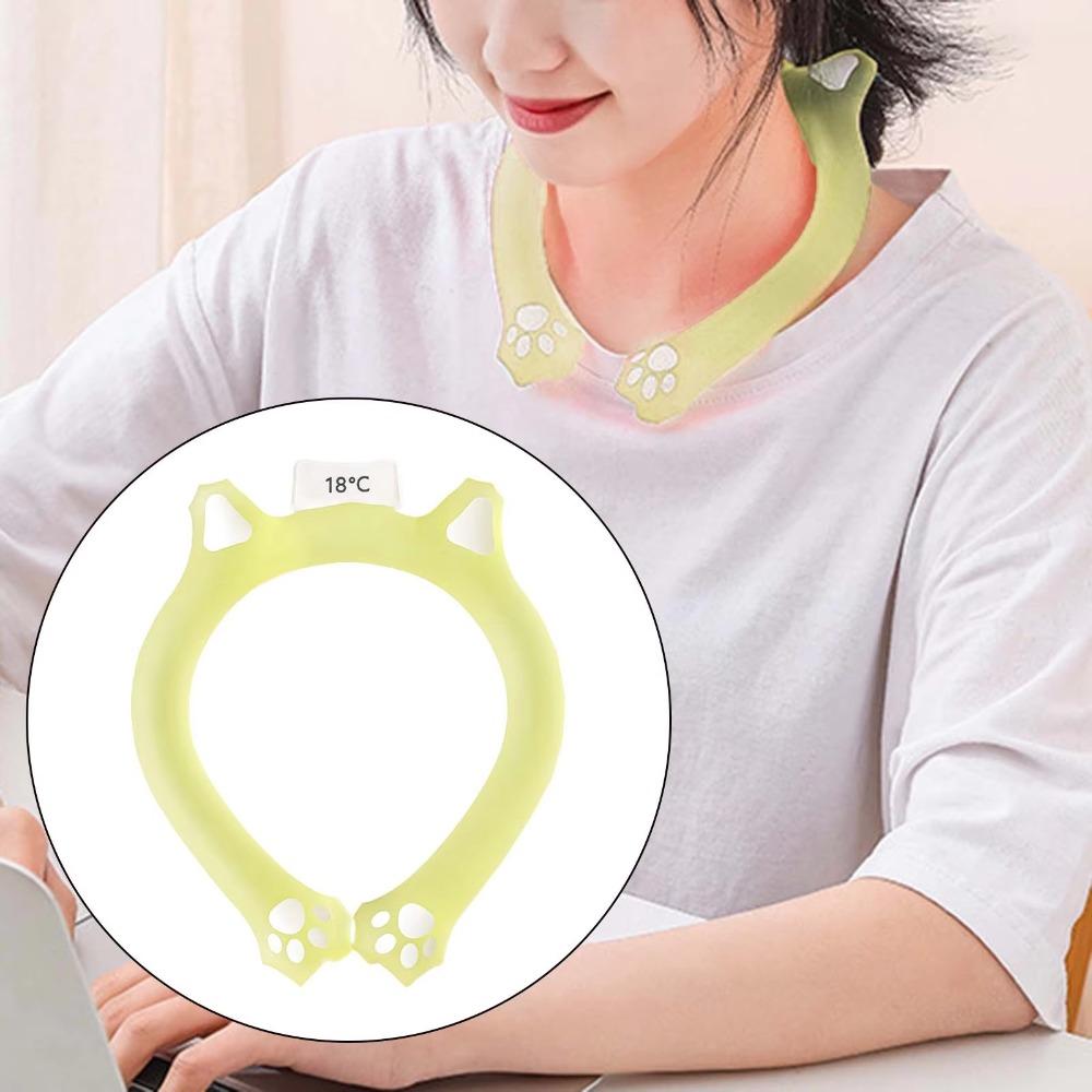 Reusable Neck Cooler Lasting Neck Cooling Ring Cooling Neck Wraps  For Fitness Summer Outdoor