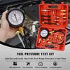 TU-114 Fuel Injector Pressure Gauge Tester Kit Diesel Engine Compression 0-140 PSI Gas Oil Pressure Tools for Car Motorcycle