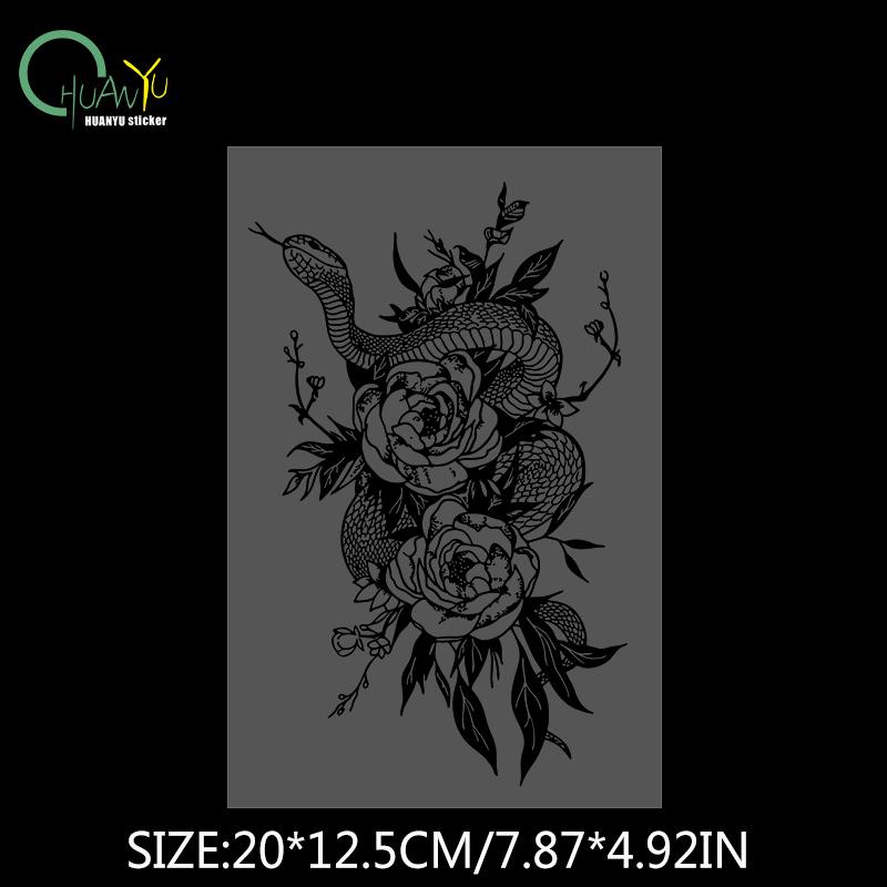 mandala snake decal for car and motorcycle to cover scratches, waterproof and reflective.