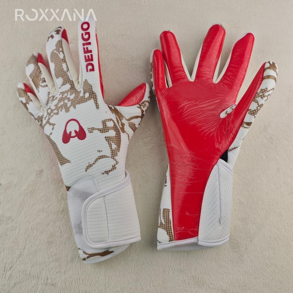 ROXXANA Adult Training Match Professional Goalkeeper Gloves High-Performance Durable Latex Grip Anti-Slip Protective Soccer Game