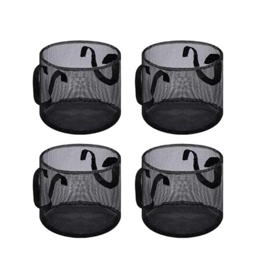 Mesh Pond Plant Basket Aquatic Plant Grow Bag Reusable Large Planter Pots with Handles for Growing Water Lilies Lotus Aquatic Plants