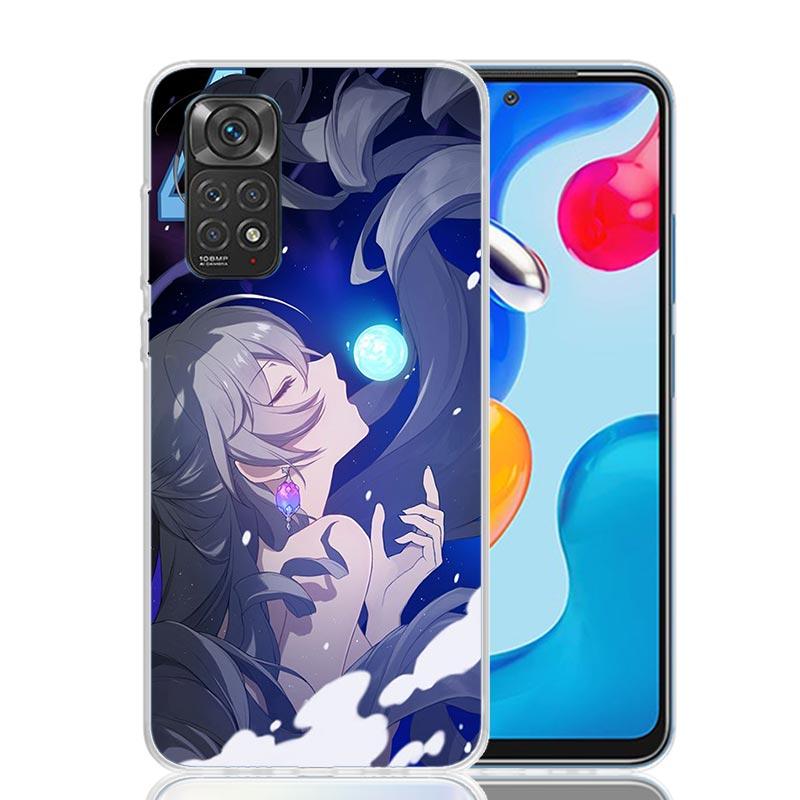 Honkai Star Rail Bronya Rand Phone Case For Xiaomi Redmi Note 15 14 13 12S 12 Pro Plus 11S 11E 11 11T 10S 10 Art Soft Pattern Co