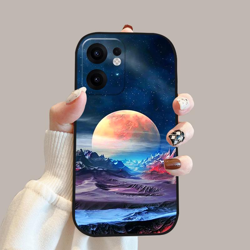 Cartoon Case For Oppo Reno13 F Shockproof Soft Silicone TPU Phone Cover For Oppo Reno 13 F 13F 4G 5G Coque Reno13F Fundas Capa