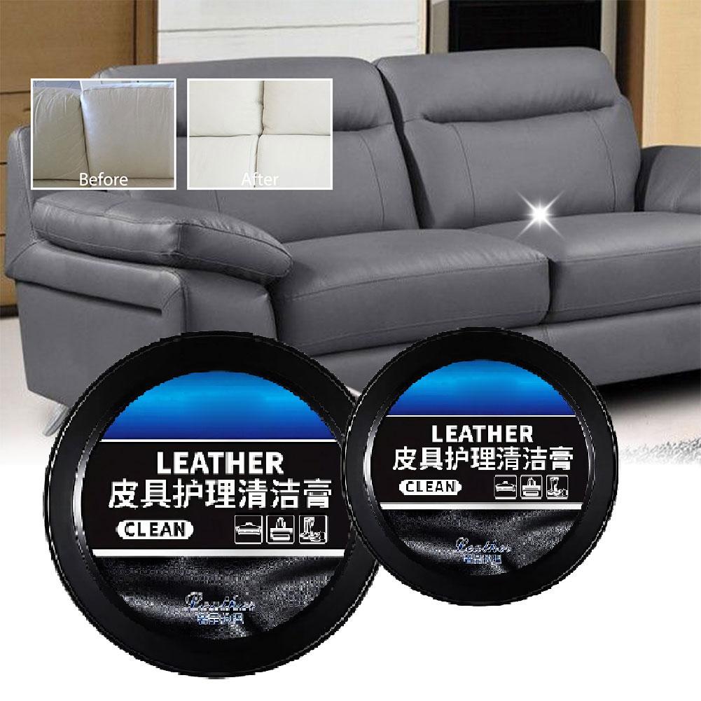 1/2/3PCS Leather Cleaner & Conditioner Cream No-Wash White Shoe Stain Remover Deep Cleans Leather Goods Restores Natural Shine