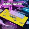 Custom Name Personalized Minions Pattern Mousepad, Laptop PC Desk Mat, Decorative Desk Mat for Home Keyboard Pad Gift