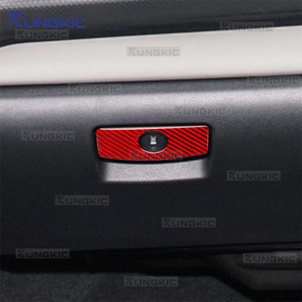 Real Soft Carbon Fiber Sticker For Subaru Forester 2019 2020 2025 2025 2025 2025 LHD RHD Car Passenger Co-Pilot Box Switch Trim