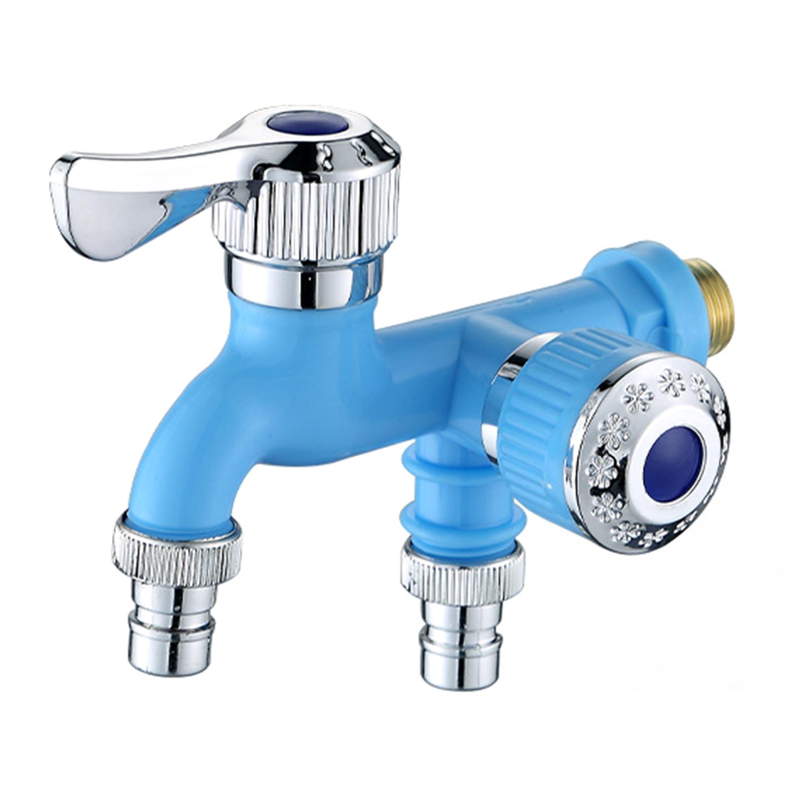 

Двойной быстроразъемный смеситель для стиральной машины, прочный, устойчивый к истиранию, разделитель для прачечной синий