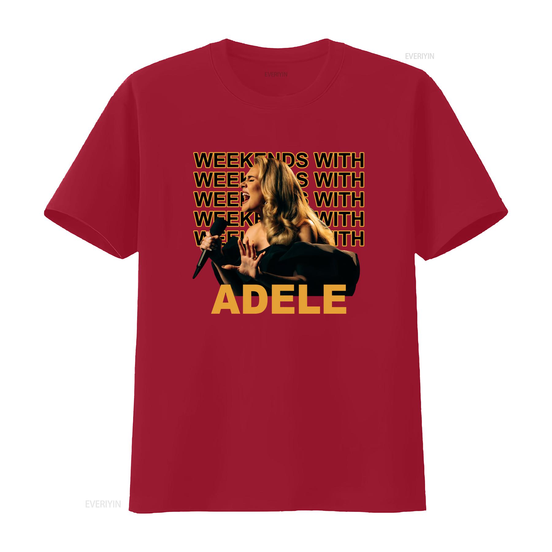 

Adele Weekends With Las Vegas 2024 Residency T Shirt vintage Washed Stylish Comfortable streetwear designer clothes Casual S