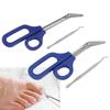 Long Handled Toenail Scissors Ergonomic Toe Nail Clippers Ingrown Toenail File for Elderly Pregnant