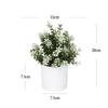 Simulated Bonsai Green Plants Succulent Plant Potted Artificial Flower Ornament Office Desktop Decoration Home Room Decoration