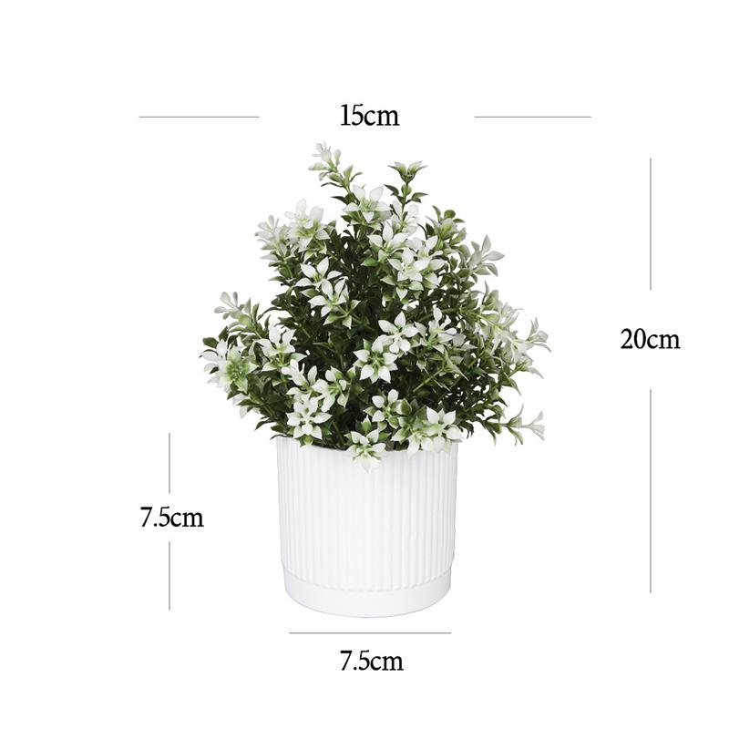 Simulated Bonsai Green Plants Succulent Plant Potted Artificial Flower Ornament Office Desktop Decoration Home Room Decoration