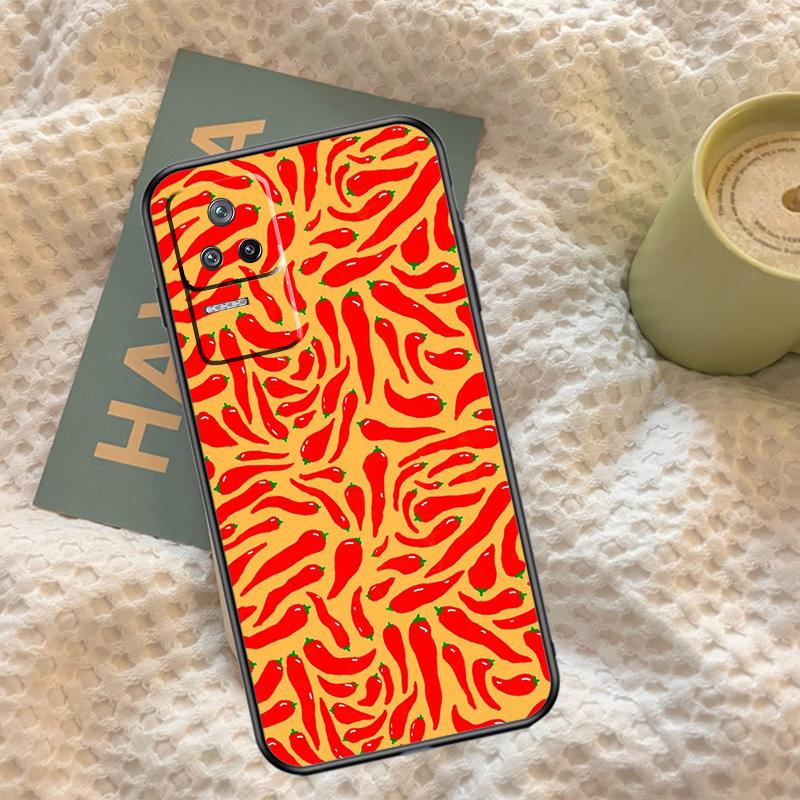 

Red Chilli Pepper Pattern Case For Xiaomi 14T Pro 11T 12T 13T 13 14 15 Ultra POCO X7 Pro X3 X5 X6 M6 F5 F6 Pro Cover Xiaomi 13 Pro