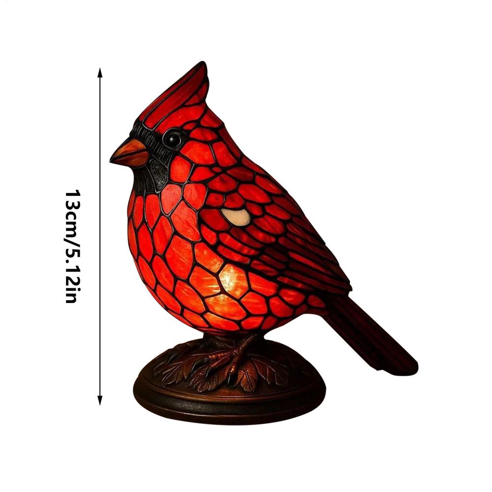 

Bird Table Lamp Cute Resin Battery Operated Night Light Bedside Decor Bedroom Dorm Desk Home Office Christmas Decoration Gifts