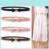 Colored Candy Butterfly Bow Women Slimming Waistband Dress Belts Decoration