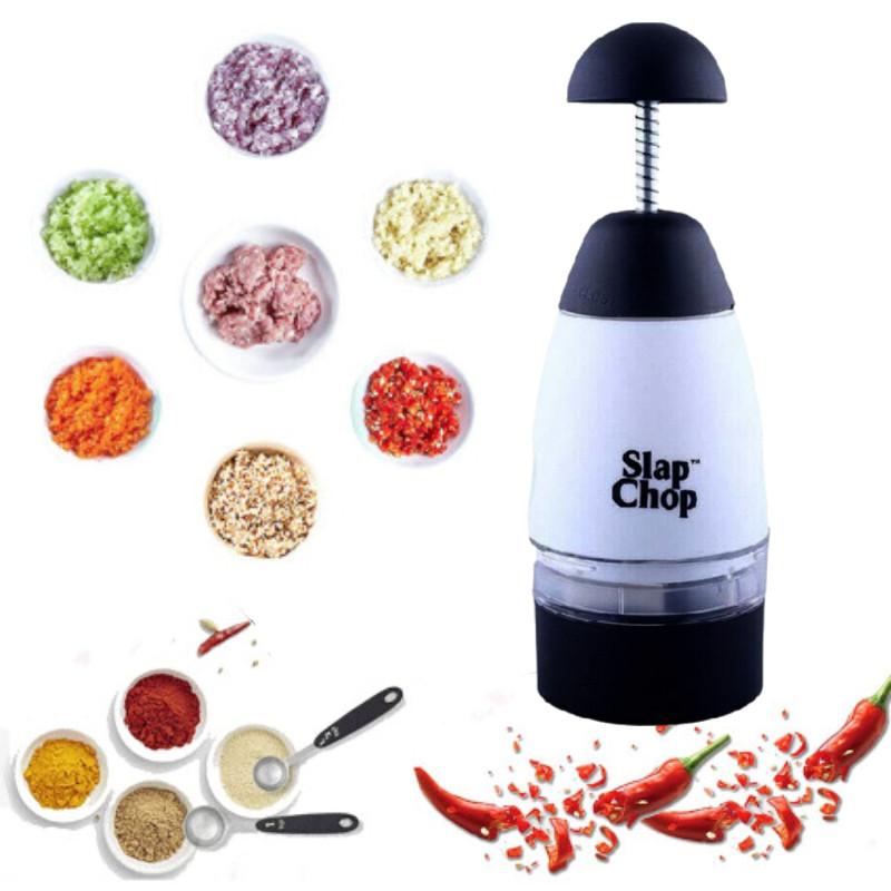 Multi-functional Slap Chop Onion Chopper And Garlic Peeler With Ergonomic Design