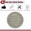 Rear Roof Air Outlet Vent Grille for Ford Expedition 2011-2020 Air Conditioning Fresh Air Grille No.9L1Z19893AG Beige 1 Pc