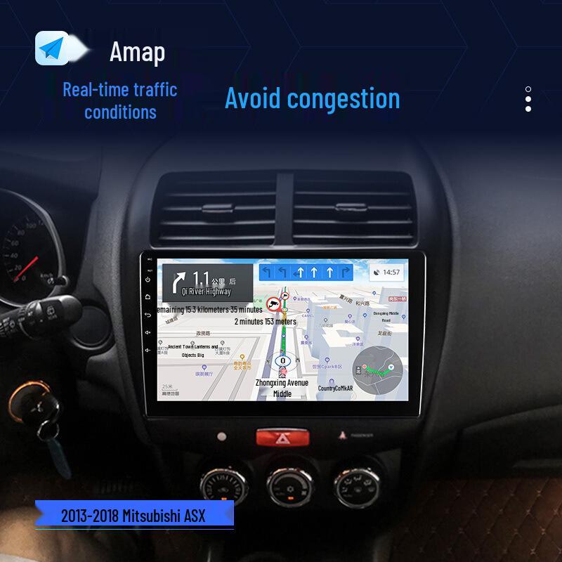 Mitsubishi ASX 2013-2018 Android Smart Navigation and Reversing Screen Console