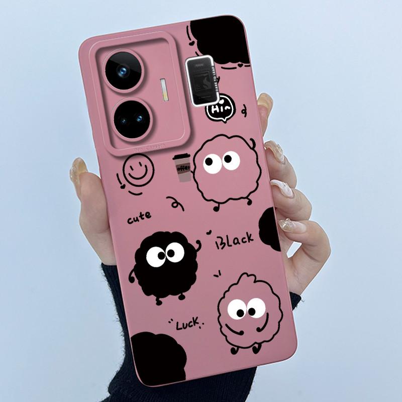 For Realme GT Neo 5 Case Funny Cartoon Cat Bumper Slim Soft TPU Shockproof Phone Case On For Realme GT Neo 5 Neo5 240W 5G Cover